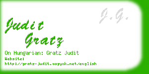 judit gratz business card
